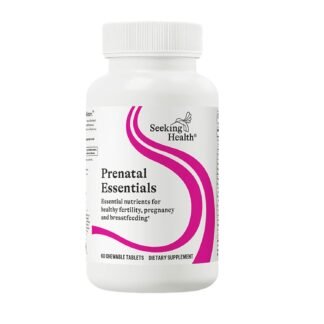 Seeking Health Prenatal Essentials Chewable - Prenatal Support Supplement with Riboflavin - Formula Supports Immune Health & Methylation - B12 Supplement to Support Genetic...