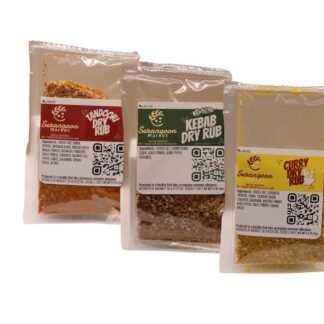Serangoon Market Variety Taster Pack (Tandoori, Curry and Kebab Dry Rub Samples)