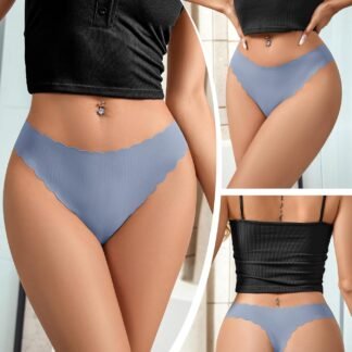 SHARICCA Womens Seamless Thongs No Show Underwear Soft Ribbed Invisible Panties Wave Edge Multi Pack - lunas-mystic-emporium.com SHARICCA Womens Seamless Thongs No Show Underwear Soft Ribbed Invisible Panties Wave Edge Multi Pack
