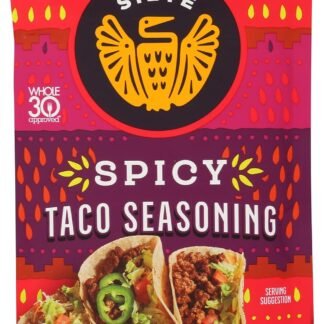 Siete Spicy Taco Seasoning Mix | Gluten Free | Vegan | Paleo | Preservative Free | Whole 30 Approved (1 Packet)