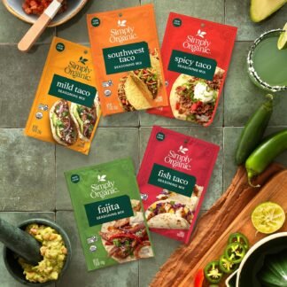 Simply Organic Fajita Seasoning Mix, Gluten Free, Certified Organic, Kosher - Chicken Fajita Seasoning - Pure Flavor for Tacos, Stir-Fries, Mexican Dishes, and More | 1.13 Ounce...