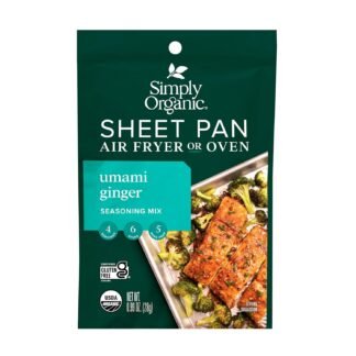 Simply Organic Sheet Pan Seasoning, Umami Ginger, 0.99 Ounce (Pack of 1)