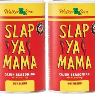 Slap Ya Mama Cajun Seasoning from Louisiana, Hot Blend, No MSG and Kosher, 8 Ounce Can (Pack of 2)