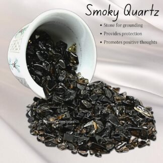 Smoky Quartz Crystal Aquarium Gravel - Rocks, Tumbled Stone and Tiny Crystals for Decoration (Natural AAA Grade Gemstones) (1000+ carat)
