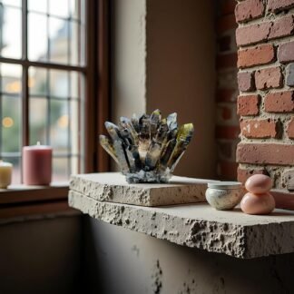 Smoky Quartz Crystal Cluster Large Quartz Crystal Cluster Natural Healing Stones Crystal Quartz Cluster Natural Crystal Quartz Stones for Relaxation Crystal Quartz Cluster