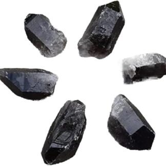 Smoky Quartz Crystal Point (1.5" - 3") Rough Natural Smoky Wand Specimen (3)