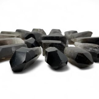 Smoky Quartz Crystal Point (1.5" - 3") Rough Natural Smoky Wand Specimen (3)