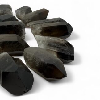 Smoky Quartz Crystal Point (1.5" - 3") Rough Natural Smoky Wand Specimen (3)