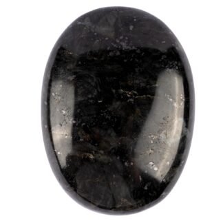 Smoky Quartz Palm Stone, Oval Shaped Crystals and Healing Stones- Pocket Worry Stone for Anxiety and Stress Relief - Healing Crystals for Meditation, Reiki, Spiritual and...