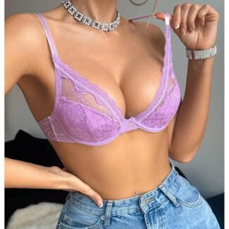 SOLY HUX Women's Sexy Lace Bras Underwire Everyday Bra Comfort Push Up Bralettes