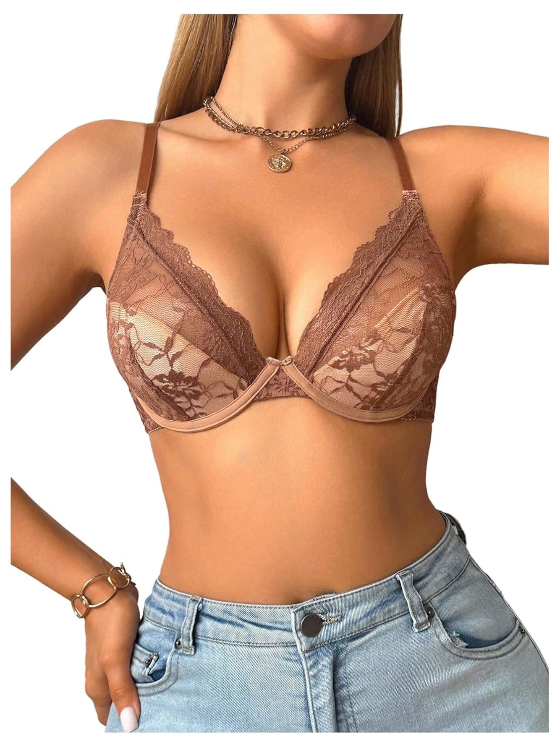 SOLY HUX Womens Sexy Lace Bras Underwire Everyday Bra Comfort Push Up Bralettes - lunas-mystic-emporium.com SOLY HUX Women's Sexy Lace Bras Underwire Everyday Bra Comfort Push Up Bralettes