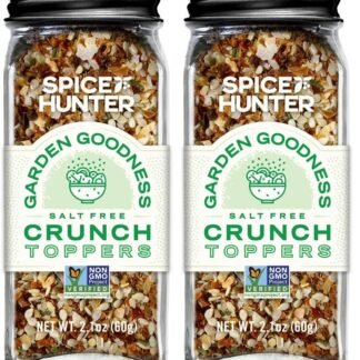 Spice Hunter Crunch Toppers (Garden Veggie Seasoning, 2.1 oz jar) (Pack of 2)