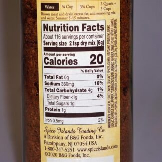 Spice Islands Premium Taco Seasoning 245 Ounce - lunas-mystic-emporium.com Spice Islands Premium Taco Seasoning, 24.5 Ounce