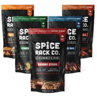 Spice Rack Co. BBQ Seasonings And Rubs - Smoking & Grilling Spices and Seasonings Sets, Grilling Accessories & Smoker Accessories, Valentines Day Gifts For Him, Mens Valentines...