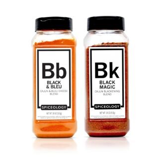 Spiceology - Cajun Seasoning Bundle – Black Magic & Black & Bleu Rubs – Premium Blackening Seasonings for Chicken, Fish, Steak, and More – Gourmet Spice Set for Bold, Flavorful...