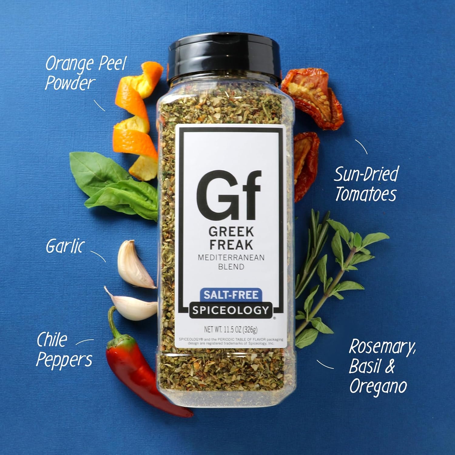 Spiceology Greek Freak Mediterranean Salt-Free Seasoning Greek Herbs Spices for Chicken Potatoes Salad Gyros Pasta Pizza Fresh-Ground Chef-Crafted Mediterranean - lunas-mystic-emporium.com Spiceology – Greek Freak Mediterranean Salt-Free Seasoning – Greek Herbs & Spices for Chicken, Potatoes, Salad, Gyros, Pasta & Pizza – Fresh-Ground, Chef-Crafted Mediterranean...
