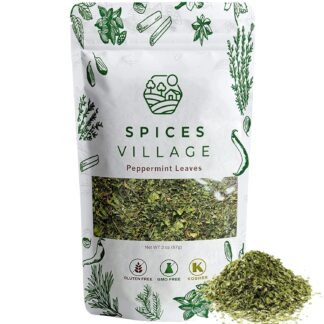 SPICES VILLAGE Dried Peppermint Leaves 2 oz - Fresh Peppermint Leaves Mint Herb Crushed Mint Spice Great for Loose Leaf Tea Cut and Sifted - Kosher Gluten Free Non GMO - lunas-mystic-emporium.com SPICES VILLAGE Dried Peppermint Leaves (2 oz) - Fresh Peppermint Leaves, Mint Herb, Crushed Mint Spice Great for Loose Leaf Tea, Cut and Sifted - Kosher, Gluten Free, Non GMO,...