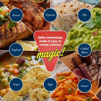 Spike Seasoning, Original Gourmet Magic All-Purpose MSG-Free Seasoning Salt Blend, 3 Oz