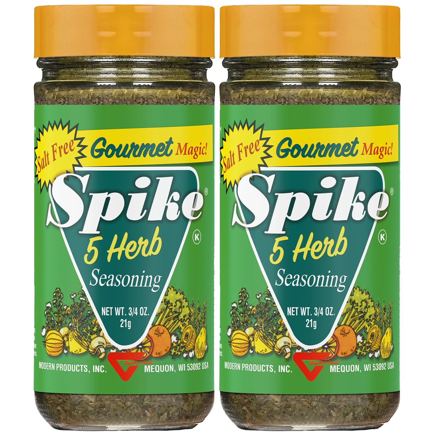 Spike Seasoning - Salt Free and Gluten Free - 19 oz - lunas-mystic-emporium.com Spike Seasoning - Salt Free and Gluten Free - 1.9 oz