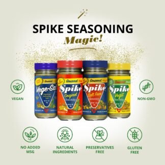 Spike Seasoning - Salt Free and Gluten Free - 19 oz - lunas-mystic-emporium.com Spike Seasoning - Salt Free and Gluten Free - 1.9 oz