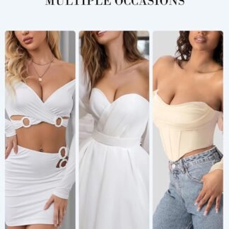 Strapless Bra Push Up Non Slip Deep V Plunge Underwire Bras for Women Super Padded Add 2 Cups - lunas-mystic-emporium.com Strapless Bra Push Up Non Slip Deep V Plunge Underwire Bras for Women Super Padded Add 2 Cups