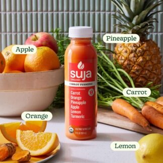 Suja Organic Carrot Turmeric Cold Pressed Juice Drink, 12 fl oz Bottle