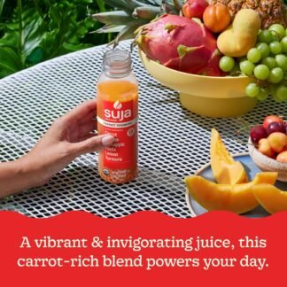 Suja Organic Carrot Turmeric Cold Pressed Juice Drink, 12 fl oz Bottle