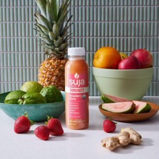 Suja Organic Immunity Strawberry Guava Cold Pressed Juice Drink, 12 fl oz Bottle