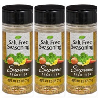 Supreme Tradition Salt-Free Seasoning Blend, 2.5 oz. 3 pk