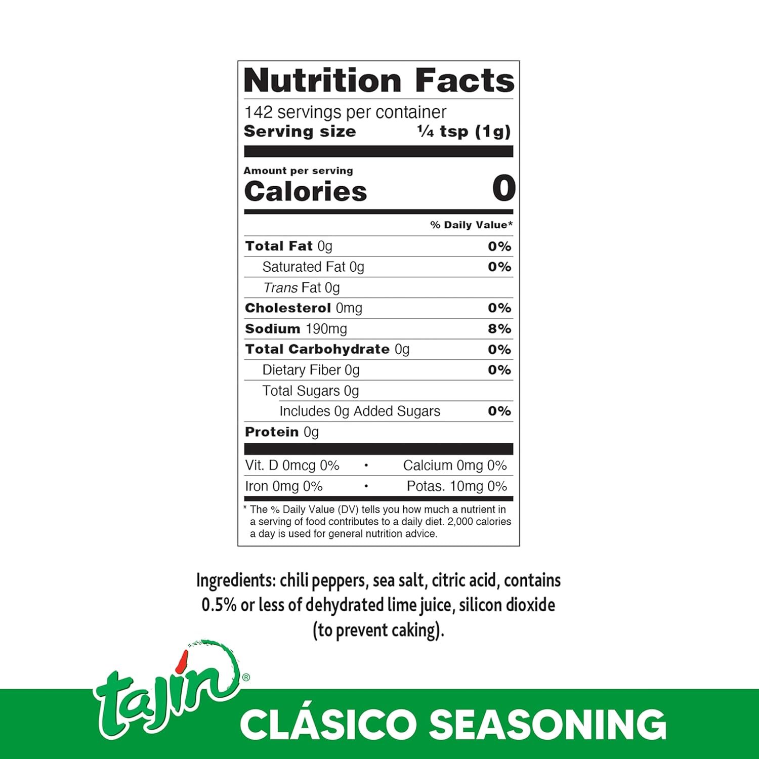 Tajín Clásico Chile Lime Seasoning 5 oz Pack of 1 - lunas-mystic-emporium.com Tajín Clásico Chile Lime Seasoning 5 oz (Pack of 1)
