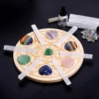 Tayfremn 12 Pieces Selenite Crystal Sticks Natural Selenite Crystal Wands 4 Inches Selenite Sticks White Raw Rough Crystals Wand for Healing Energy Drawing