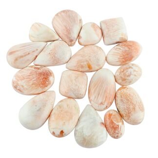 TGH Natural Pink Scolecite Gemstones Wholesale Cabochons Lot, Jewelry Making Loose Gemstone, Polished Gems, DIY, Wire Wrapping, Healing Crystals, Bulk Deal, Christmas Gifts