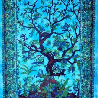 The Boho Street Turquoise Tree of Life Twin Size Indian Bohemian Wall Art - Mandala Hippie Tapestries Psychedelic Boho Tapestry Wall Hanging for Bedroom 52x82 Inches - lunas-mystic-emporium.com The Boho Street Turquoise Tree of Life Twin Size Indian Bohemian Wall Art - Mandala, Hippie Tapestries Psychedelic Boho Tapestry, Wall Hanging for Bedroom (52x82 Inches)