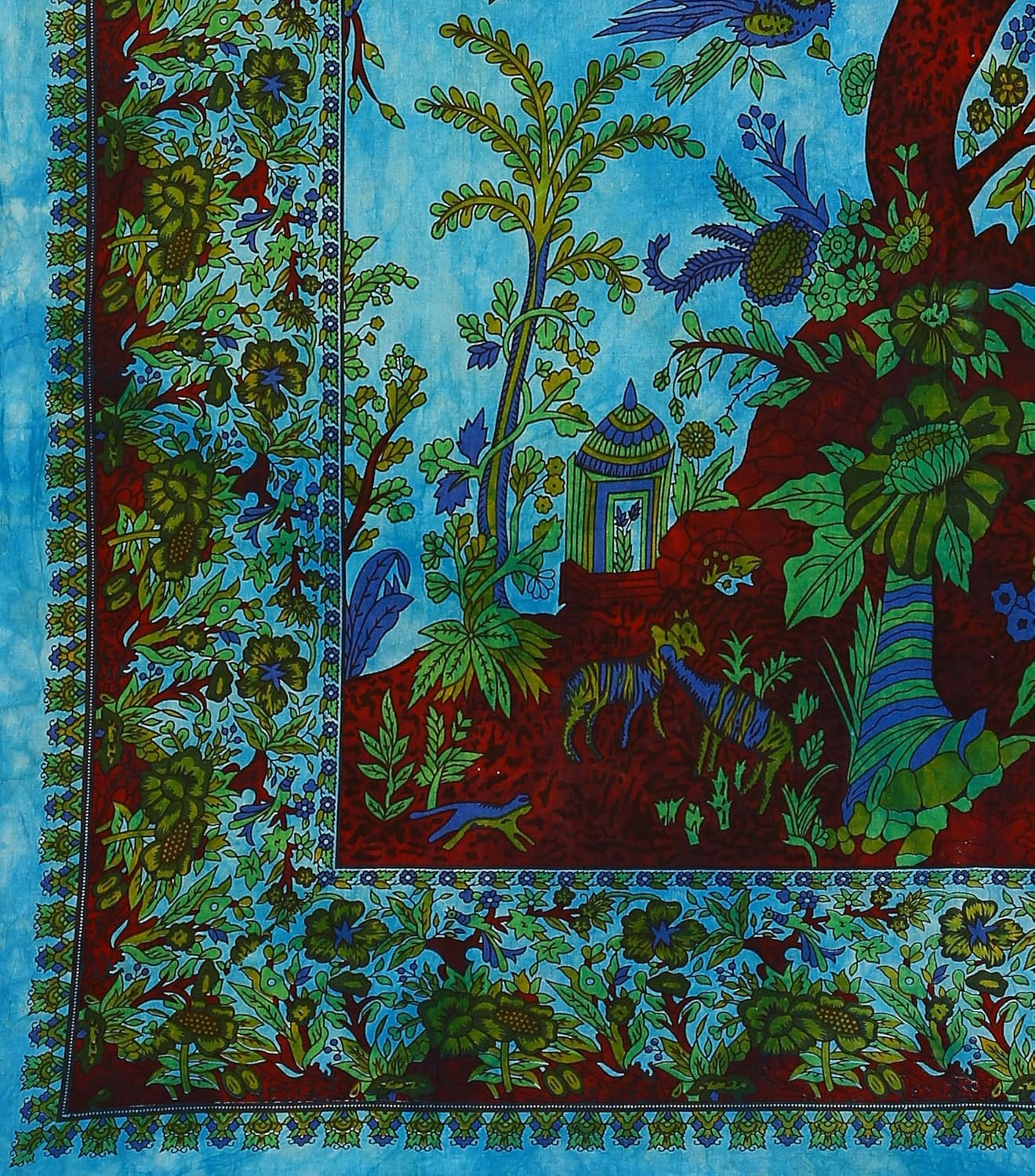 The Boho Street Turquoise Tree of Life Twin Size Indian Bohemian Wall Art - Mandala Hippie Tapestries Psychedelic Boho Tapestry Wall Hanging for Bedroom 52x82 Inches - lunas-mystic-emporium.com The Boho Street Turquoise Tree of Life Twin Size Indian Bohemian Wall Art - Mandala, Hippie Tapestries Psychedelic Boho Tapestry, Wall Hanging for Bedroom (52x82 Inches)