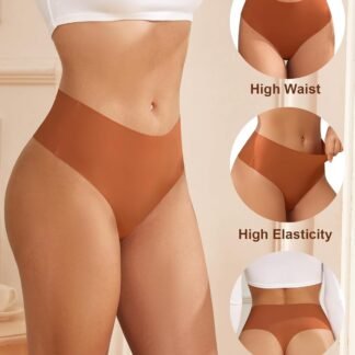 Thongs for Womens High Waisted Seamless for Women Underwear Sexy Breathable Panties 6 Pack - lunas-mystic-emporium.com Thongs for Womens High Waisted Seamless for Women Underwear Sexy Breathable Panties 6 Pack