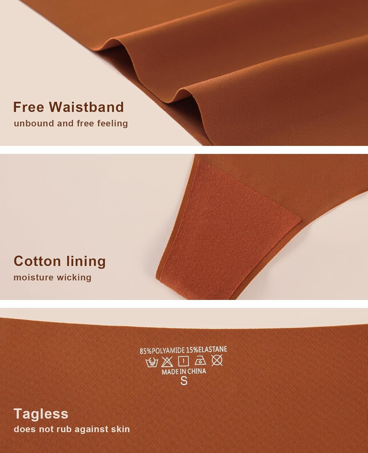 Thongs for Womens High Waisted Seamless for Women Underwear Sexy Breathable Panties 6 Pack - lunas-mystic-emporium.com Thongs for Womens High Waisted Seamless for Women Underwear Sexy Breathable Panties 6 Pack