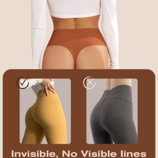 Thongs for Womens High Waisted Seamless for Women Underwear Sexy Breathable Panties 6 Pack - lunas-mystic-emporium.com Thongs for Womens High Waisted Seamless for Women Underwear Sexy Breathable Panties 6 Pack