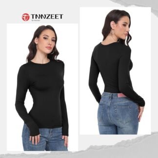 TNNZEET Long Sleeve Shirts for Women Basic Soft Tees Fashion Crop Tops Fall Spring Y2K Tight Clothes for Casual Workout 2026 - lunas-mystic-emporium.com TNNZEET Long Sleeve Shirts for Women Basic Soft Tees Fashion Crop Tops Fall Spring Y2K Tight Clothes for Casual Workout 2026
