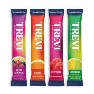 TREVI™ Sugar Free Electrolytes - Drink Mix Hydration Powder Packets - 28 Count - Original Variety Pack - Berry Lemoande, Lemon Lime, Raspberry, Orange