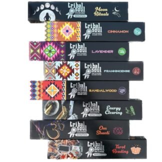 Tribal Soul Premium Incense Smudge Sticks - Assorted Gift Set Includes 8 Fragrances (15g. Each) Incense Burner Included (Tribal Soul 2)