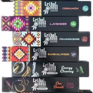 Tribal Soul Premium Incense Smudge Sticks - Assorted Gift Set Includes 8 Fragrances (15g. Each) Incense Burner Included (Tribal Soul 2)