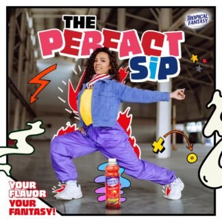 Tropical Fantasy Fruit Punch, 22.5 Oz | Premium Juice Cocktail | Pack of 5