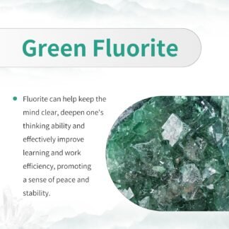TUMBEELLUWA Natural Green Fluorite Crystal Cluster Geode Druzy Specimen Mineral Raw Stone for Healing, Witchcraft, Home Decor (50g-100g)