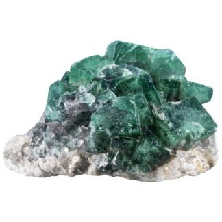 TUMBEELLUWA Natural Green Fluorite Crystal Cluster Geode Druzy Specimen Mineral Raw Stone for Healing, Witchcraft, Home Decor (50g-100g)