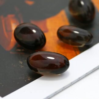 Tumbled Polished Natural Smoky Quartz Stones, Crystals and Healing Stones Quartz Bulk for Wicca, Reiki, Healing Energy, Chakra Stones, Witchcraft Supplies(10Pcs)