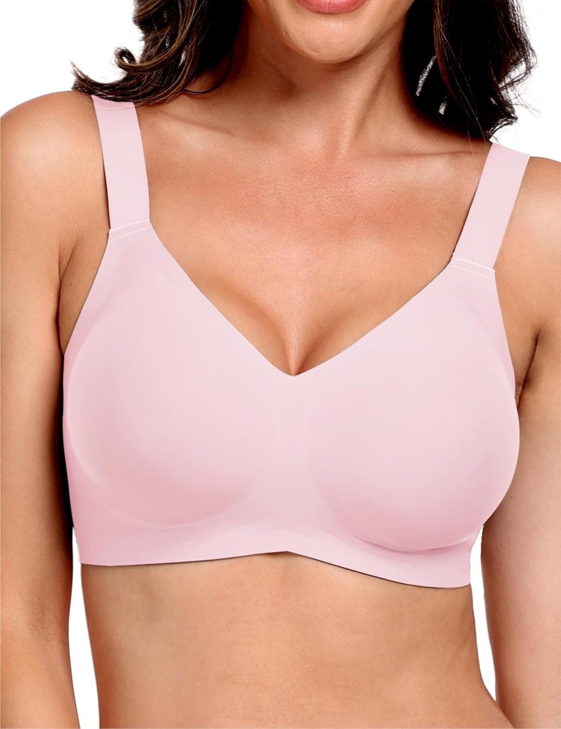 V Lace Wireless Jelly Bra Seamless Push Up Bras for Women No Underwire Full Coverage Comfortable Sleep Bralette - lunas-mystic-emporium.com V Lace Wireless Jelly Bra Seamless Push Up Bras for Women No Underwire Full Coverage Comfortable Sleep Bralette