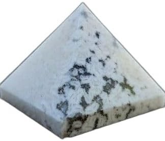 V VERVOX Scolecite Natural Large Gemstone Crystal Pyramid 40mm [20]