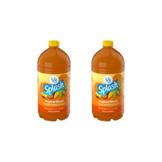 V8 Splash Tropical Fruit Blend Flavored Juice Beverage, 96 FL OZ Bottle (Pack of 2)