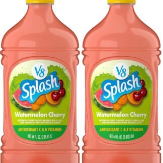 V8 Splash Watermelon Cherry Flavored Juice Beverage, 64 fl oz Bottle