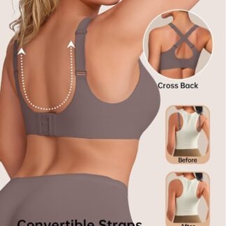 Vertvie Wireless Bras for Women No Underwire Supportive Mesh Crossover Bra Seamless Push Up Full Coverage Everyday Bralettes - lunas-mystic-emporium.com Vertvie Wireless Bras for Women No Underwire Supportive Mesh Crossover Bra Seamless Push Up Full Coverage Everyday Bralettes